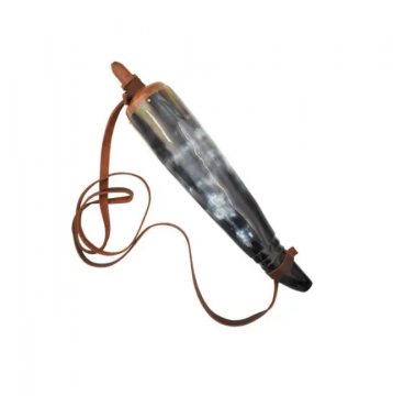 Medieval Warrior Powder Horn With Leather Strap TC-4501